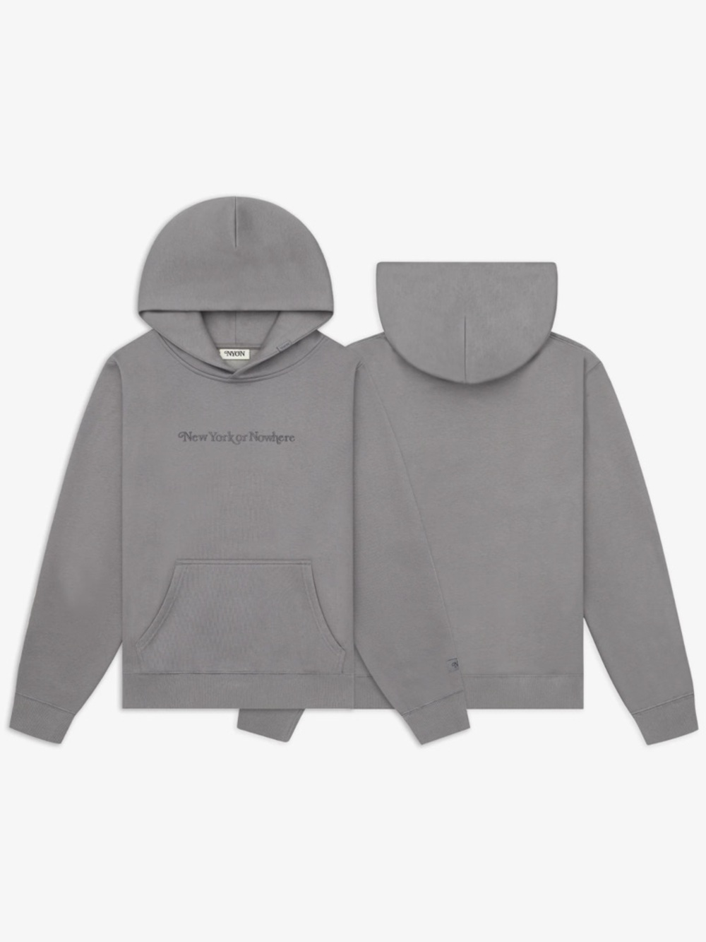 New York or Nowhere Gray Pullover Hoodie